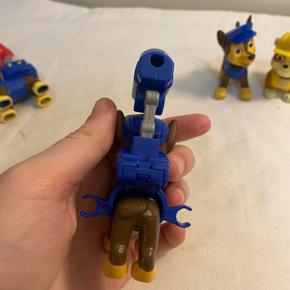 Paw Patrol Figues Bundle of 5 Toys Chase Marshall and Rumble - Picture 5 of 11